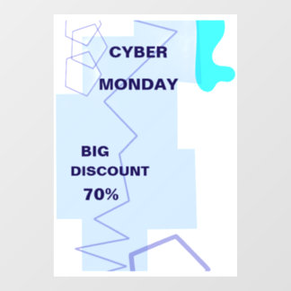 E-commerce Cyber Monday Deal Window Cling