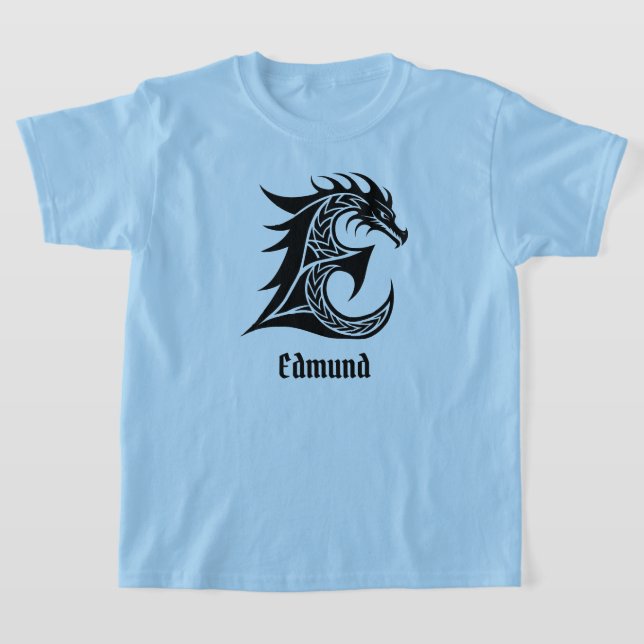 E Dragon Personalise T-Shirt (Laydown)