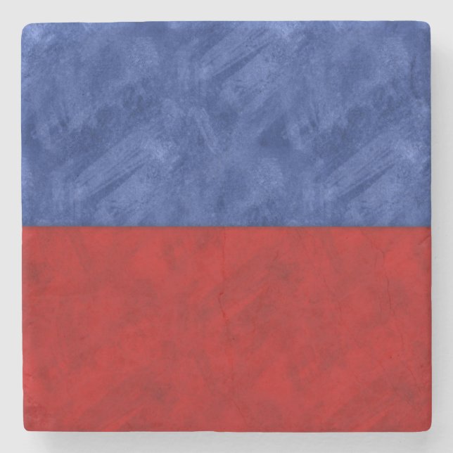 E Echo Watercolor Nautical Signal Maritime Flag Stone Coaster (Front)