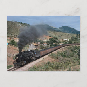 E.F. Dona Cristina 2-10-4, No. 308, at Imauri, Bra Postcard