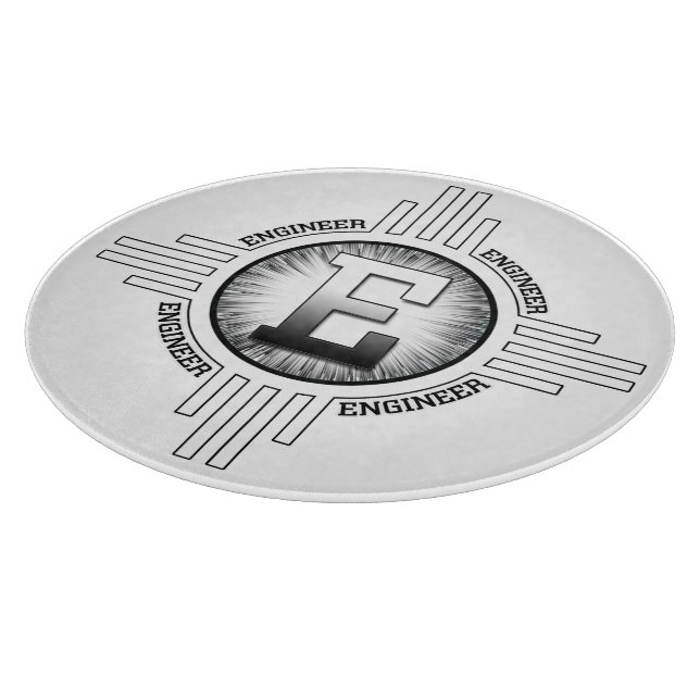 E For ENGINEER Cutting Board (Corner)