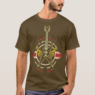 E guitar guitarist Triblend T-Shirt