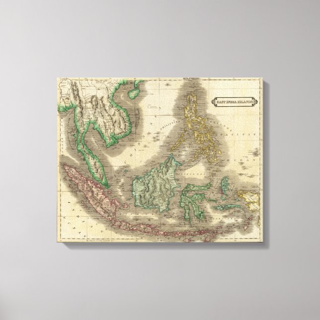 E India Islands Canvas Print (Front)