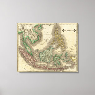 E India Islands Canvas Print