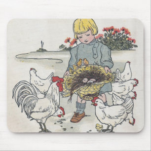 E is an egg mouse mat