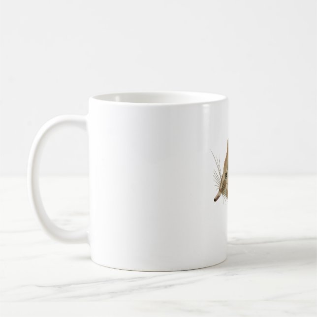 E is for Elephant Shrew Coffee Mug (Left)