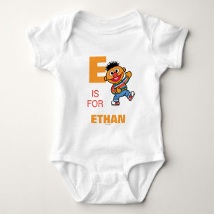 E is for Ernie Add Your Name Baby Bodysuit
