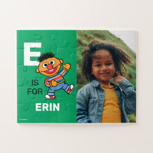 E is for Ernie   Add Your Name Jigsaw Puzzle