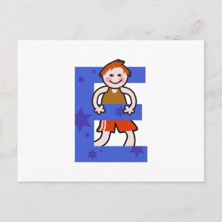 E is for postcard