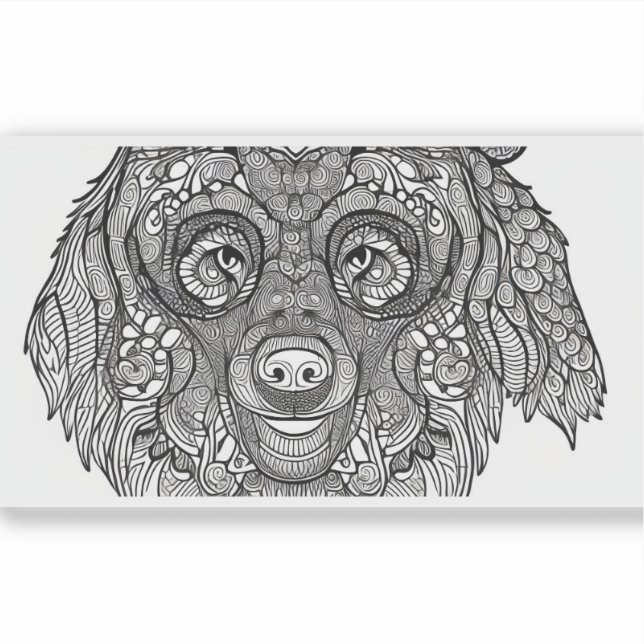 E.J. Gold Bear Face Removable Vinyl (Front)