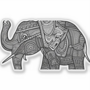 E.J. Gold Elephant Removable Vinyl