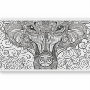 E.J. Gold Monkey Face Removable Vinyl