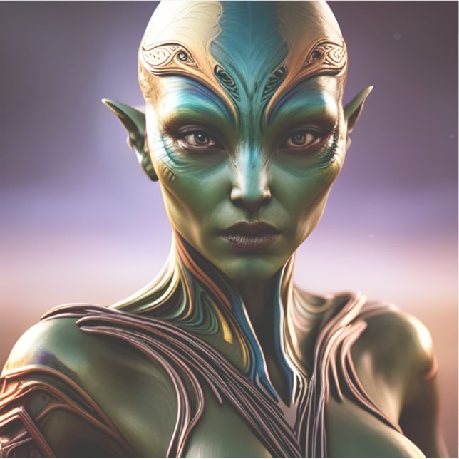 E.J. Gold Princess Zenafurr from Andromeda Vinyl (Front)