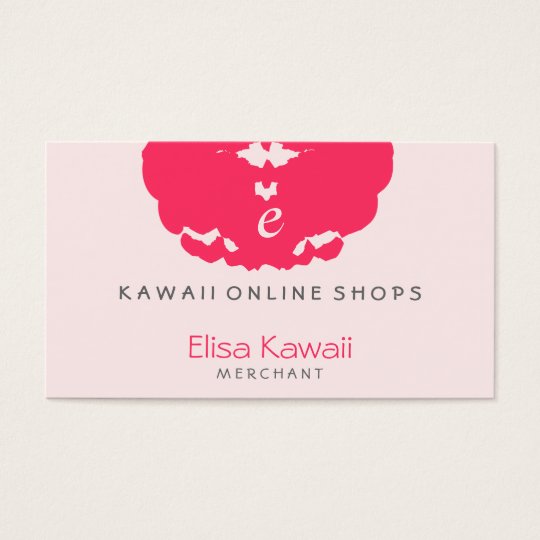 E Kawaii Blot Shops Business Card