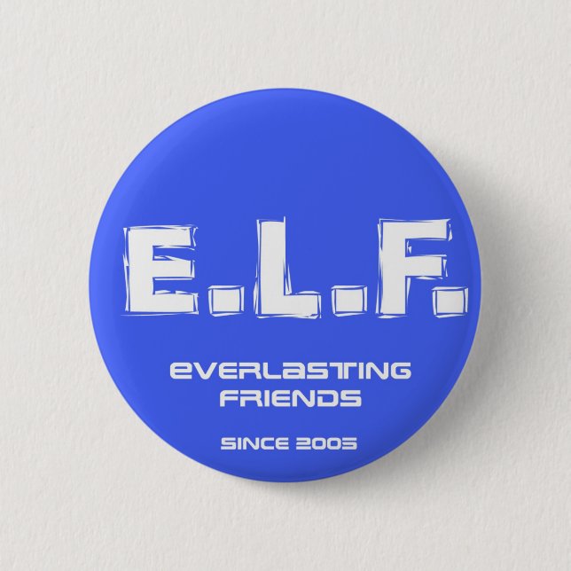 E.L.F. 2005 6 CM ROUND BADGE (Front)