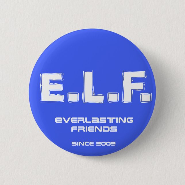 E.L.F. 2009 6 CM ROUND BADGE (Front)