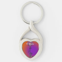 E.L.R. Jones Heart Key Chain