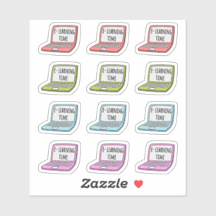 E-Learning Home Schooling Reminder Laptop Planner