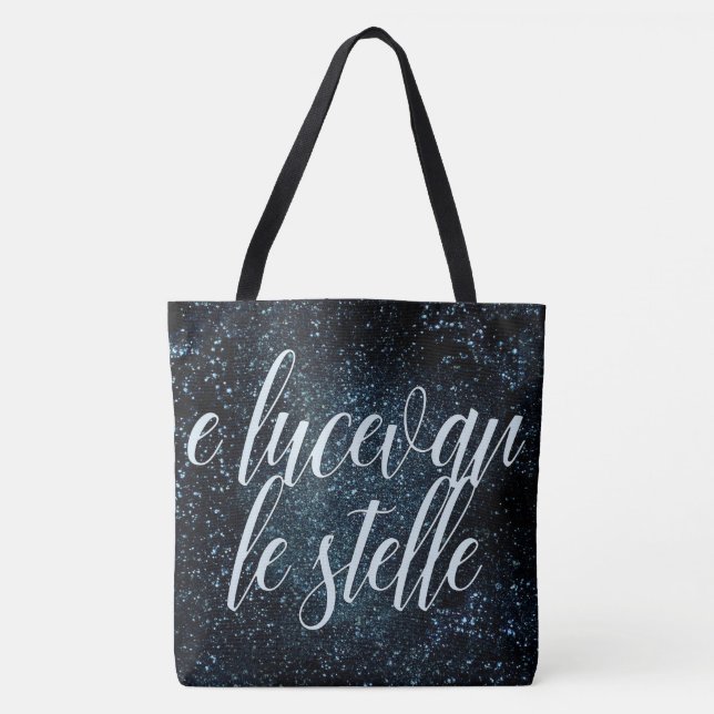 E lucevan le stelle the stars were shining Tosca Tote Bag (Front)