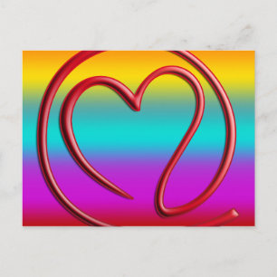 e m a i l 4 y o u   coloured linear postcard