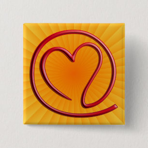 e m a i l 4 y o u   yellow radial 15 cm square badge