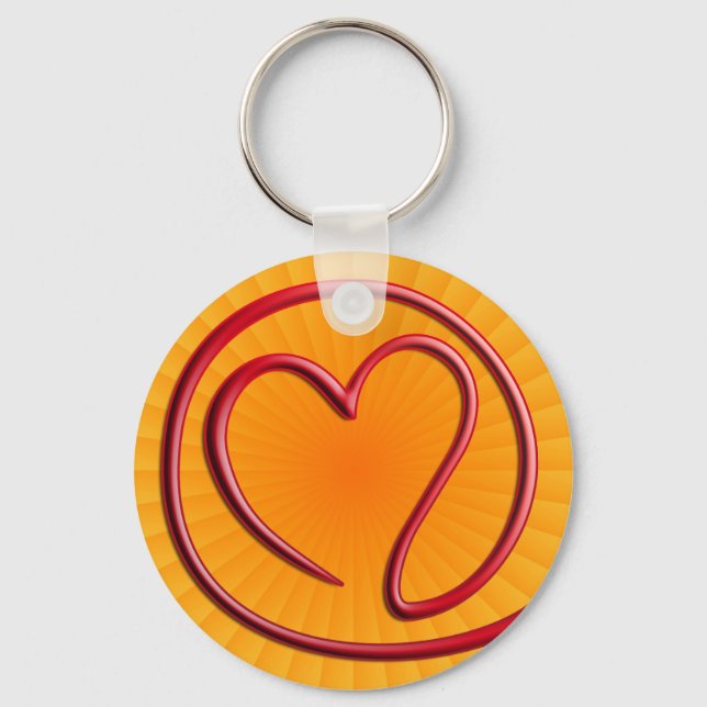e m a i l 4 y o u | yellow radial key ring (Front)