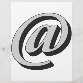 E-mail symbol 3D Flyer