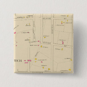 E Manchester, Bakerville, Ward 6 15 Cm Square Badge
