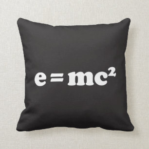 e = mc2 cushion