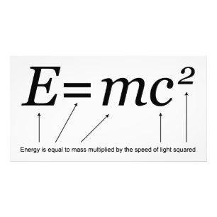 E=MC2 Einstein's Theory of Relativity Photo Print