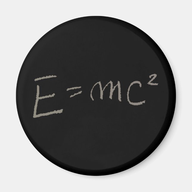 E=MC2 MAGNET (Front)