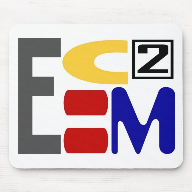 E=MC2 MOUSE MAT (Front)