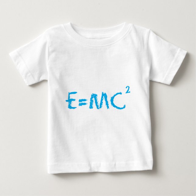 E=MC2 Smart Kid Baby T-Shirt (Front)