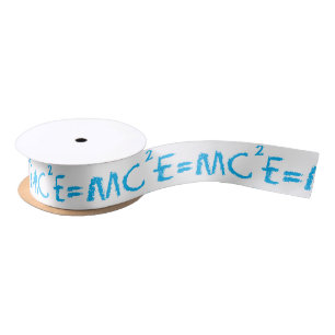 E=MC2 Smart Kid Satin Ribbon