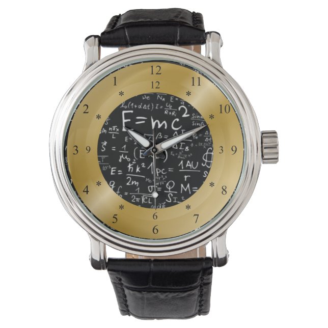 E = mc2 Time Machine Watch ~ Forward & Backward ~ (Front)