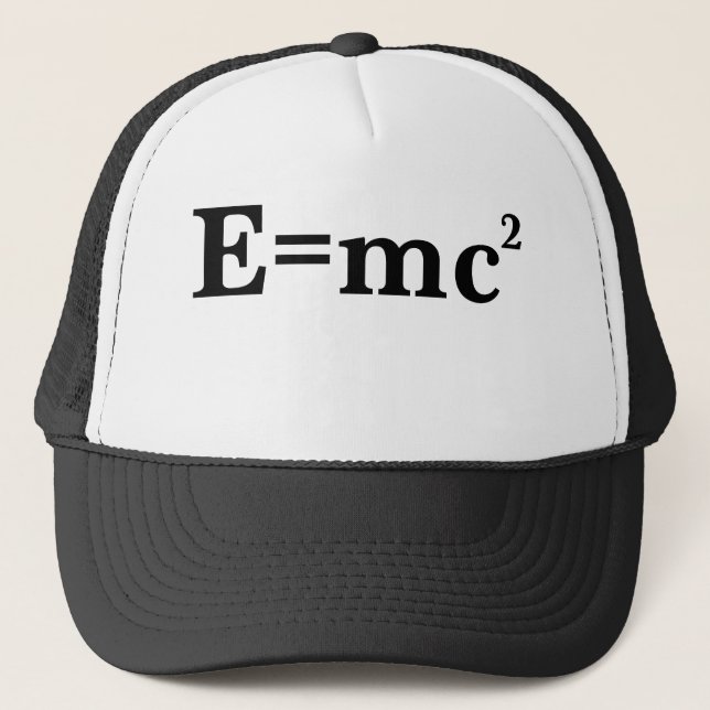 E=mc2 Trucker Hat (Front)