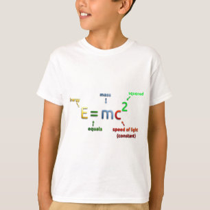 E = MC^2. E equals MC Squared T-Shirt