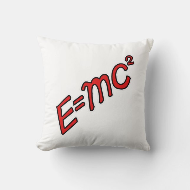 E = mc² – Genius Mode On Cushion (Front)