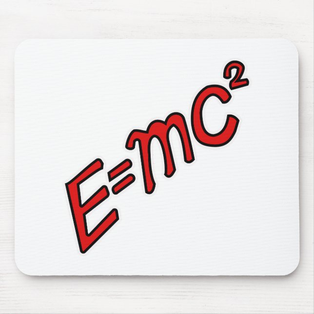 E = mc² – Genius Mode On Mouse Mat (Front)