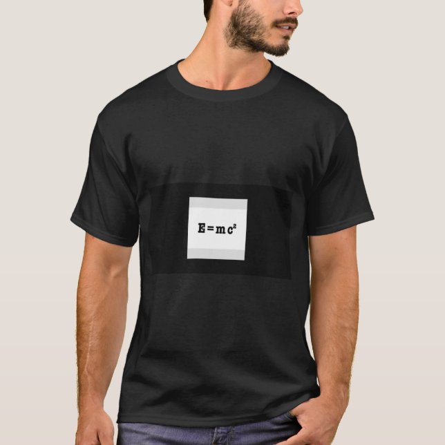 E=mc² Physics T-Shirt | Einstein's Mass-Energy Equ (Front)