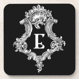 E Monogram Inital Coaster