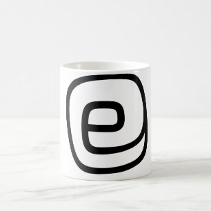 E Monogram Mug Embellishment