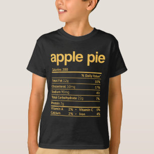 E Nutrition Facts Funny Thanksgiving Christmas  T-Shirt