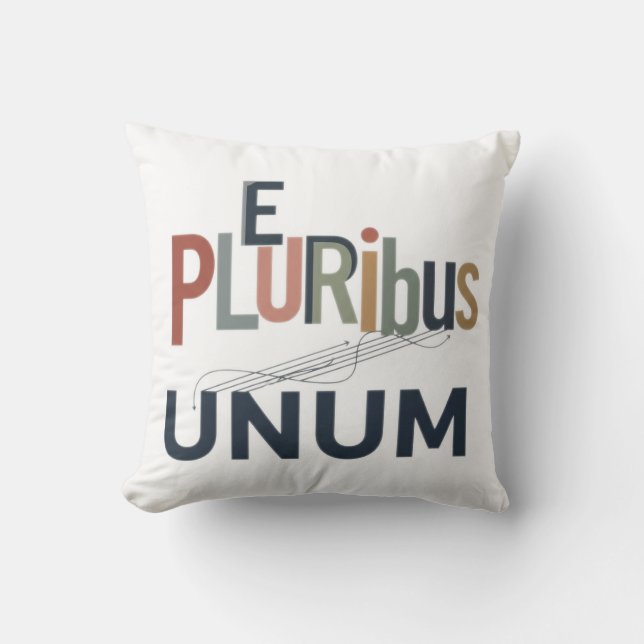 "E Pluribus Unum" - Design for Unity Cushion (Front)