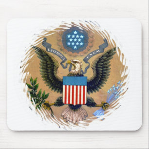 E Pluribus Unum Patriotic United States of America Mouse Mat