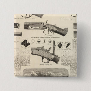 E Remington and Sons 15 Cm Square Badge