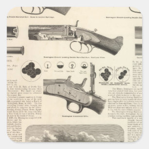 E Remington and Sons Square Sticker