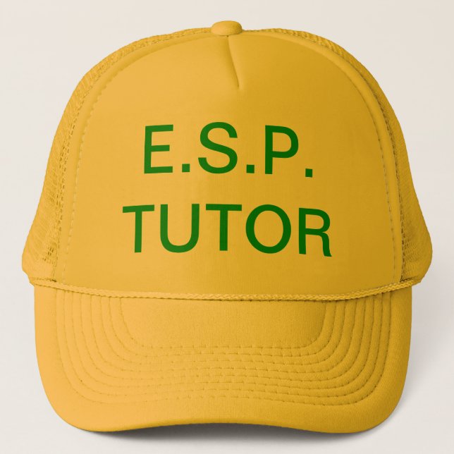 E.S.P. TUTOR TRUCKER HAT (Front)