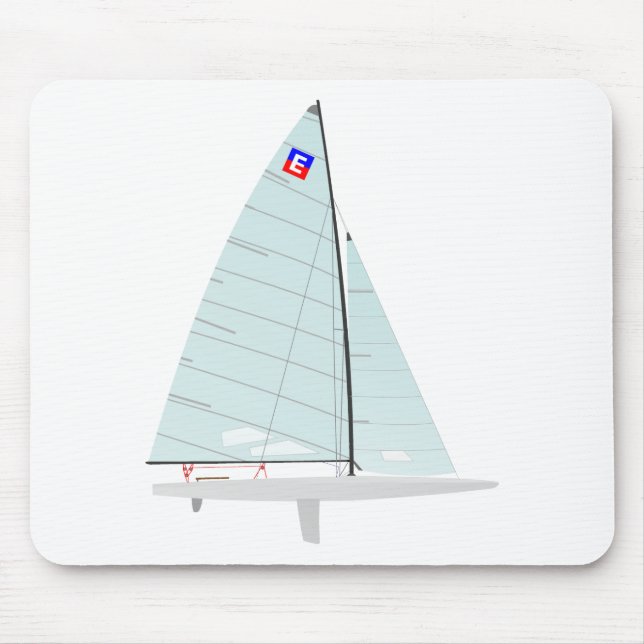 E-scow   Racing Sailboat onedesign  Class Mouse Mat (Front)