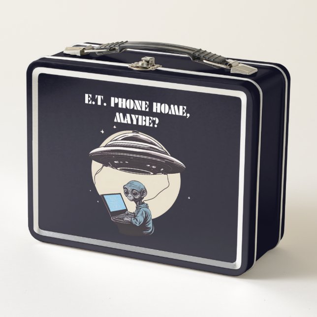E.T. phone home, maybe? Metal Lunch Box (Front)